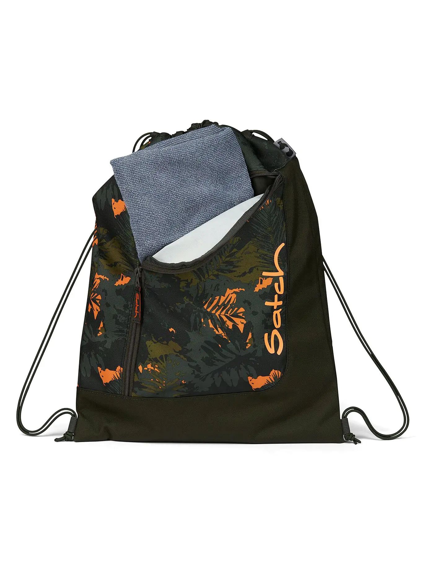SATCH | Sportbeutel Jurassic Jungle | schwarz